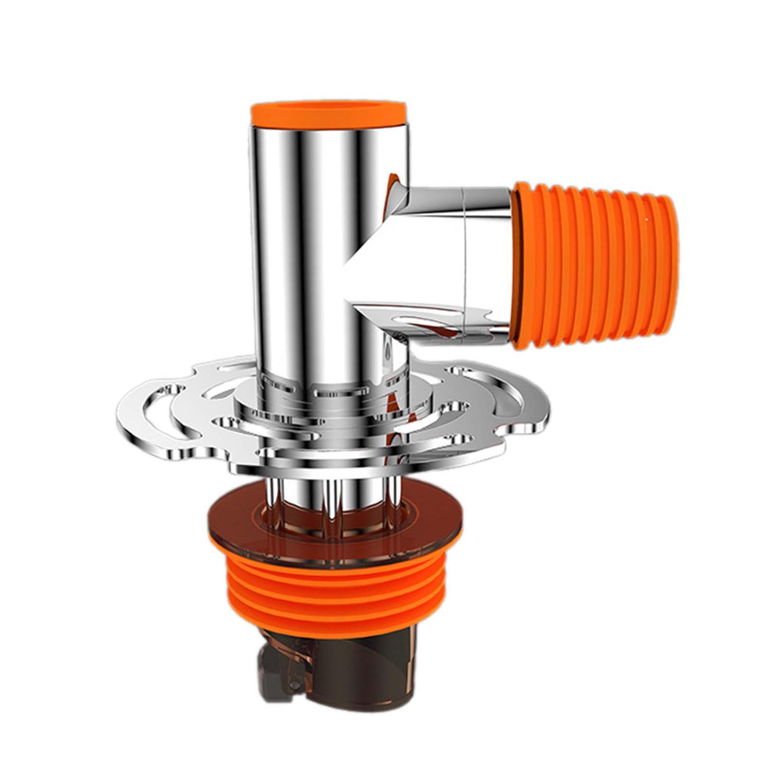 jicheng Sewer Hose Fitting with Pipe Connector Practical for Apartment Hotel Kitchen